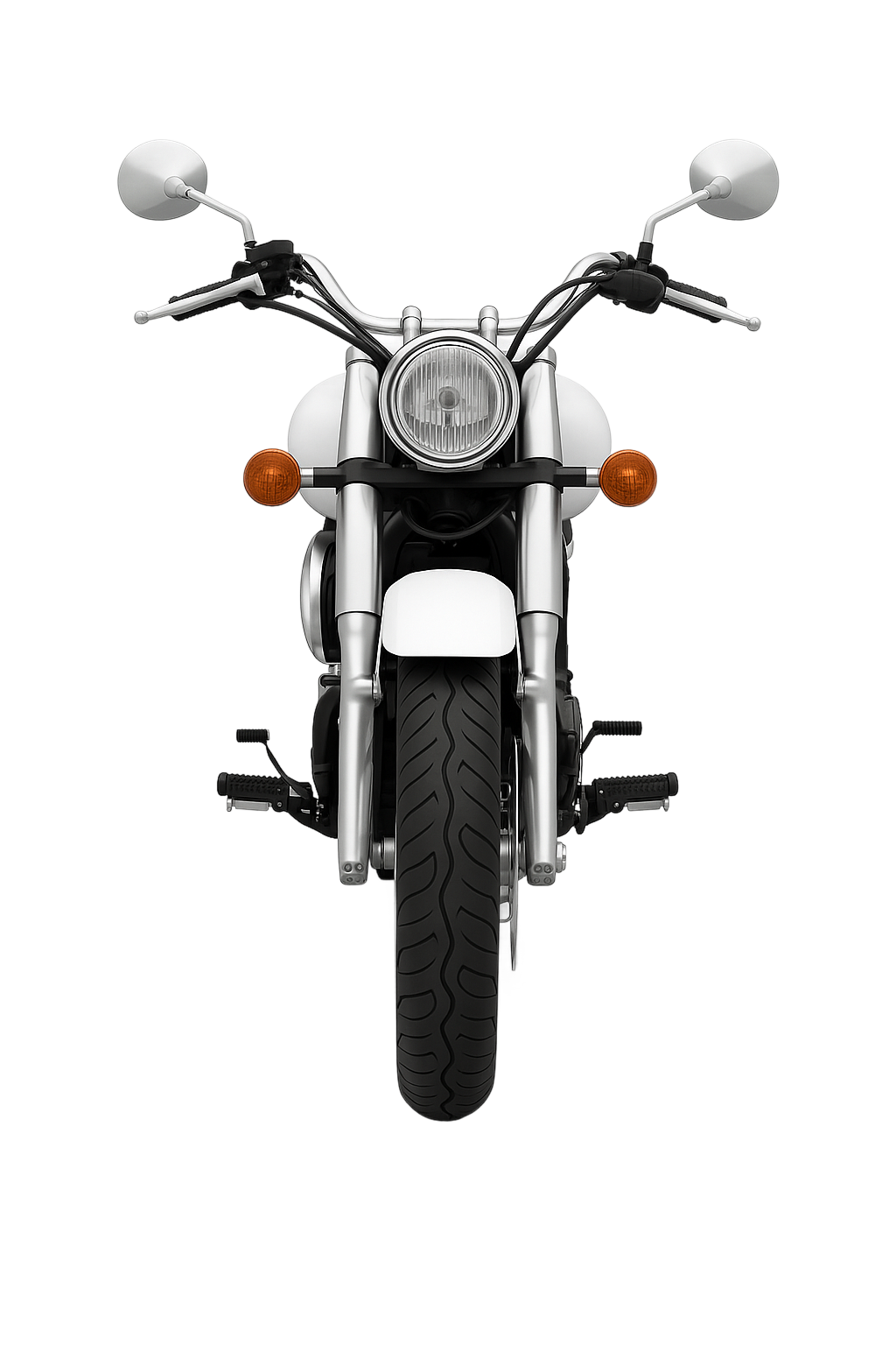 Apex motorcycle front view